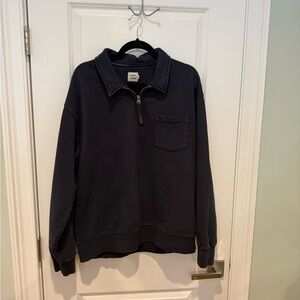 Men's midweight quarter zip sweatshirt